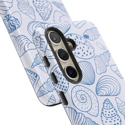 Coastal Blue Shells Phone Case
