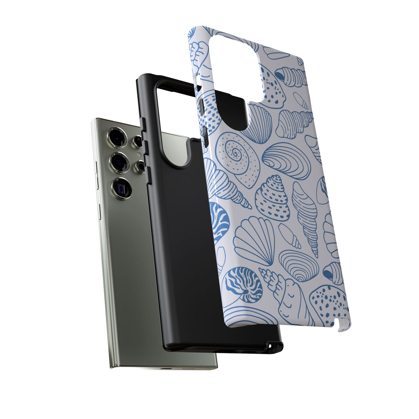 Coastal Blue Shells Phone Case