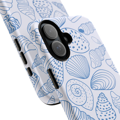 Coastal Blue Shells Phone Case