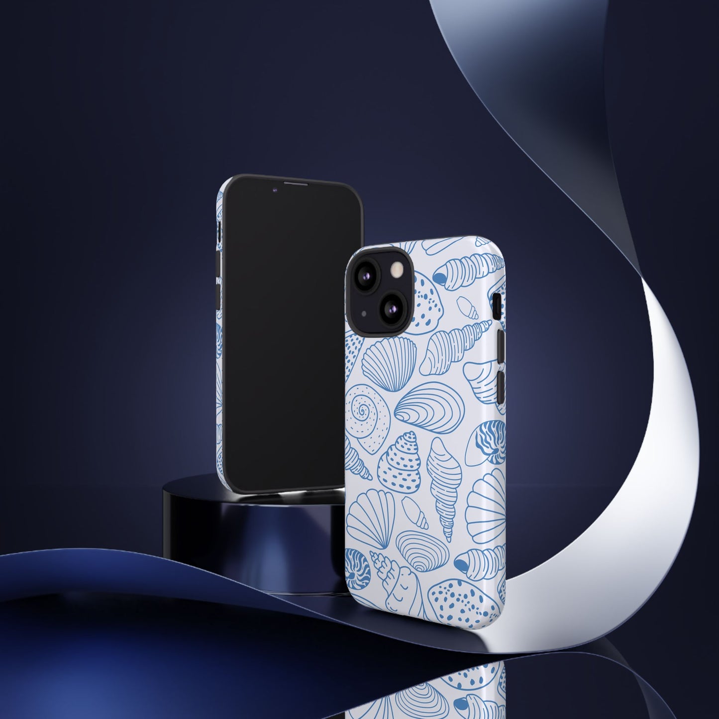Coastal Blue Shells Phone Case