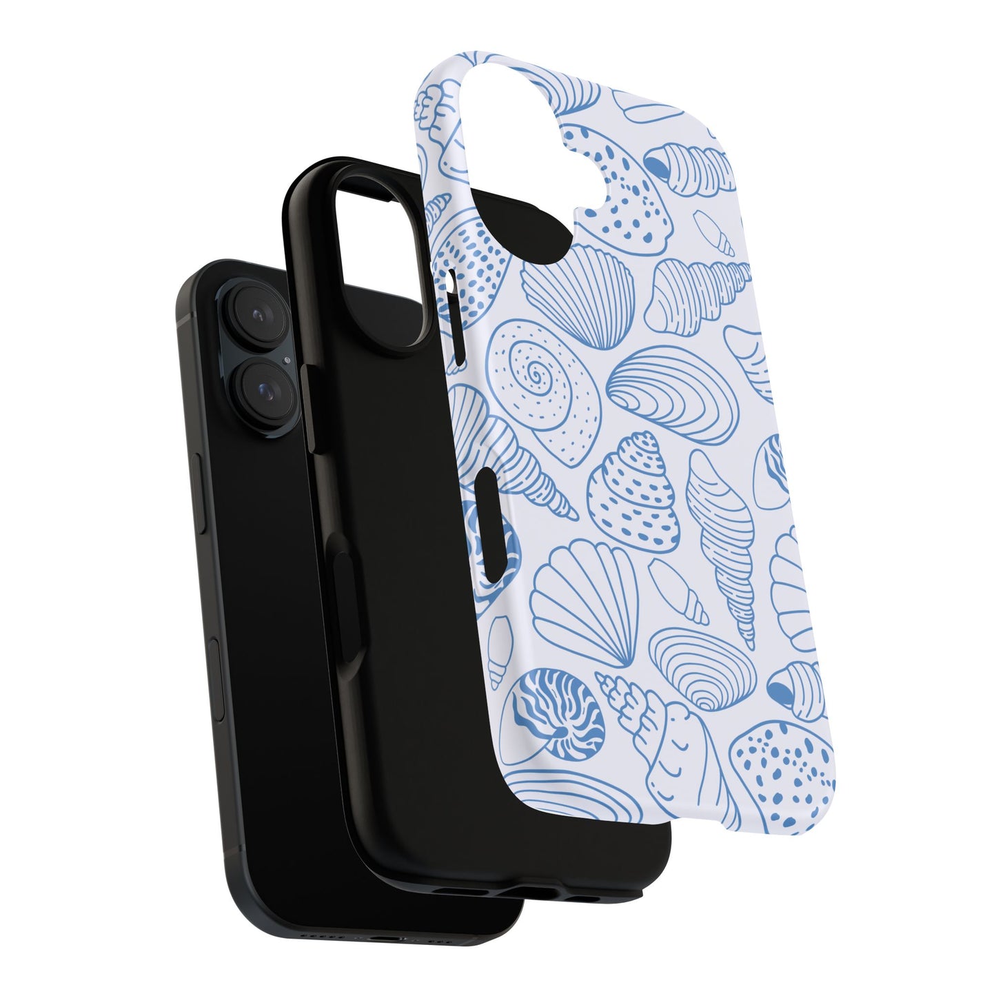 Coastal Blue Shells Phone Case