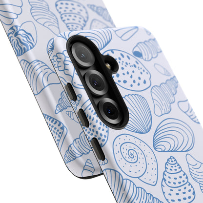Coastal Blue Shells Phone Case