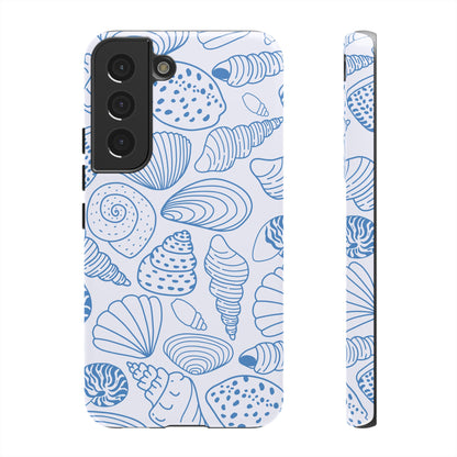 Coastal Blue Shells Phone Case