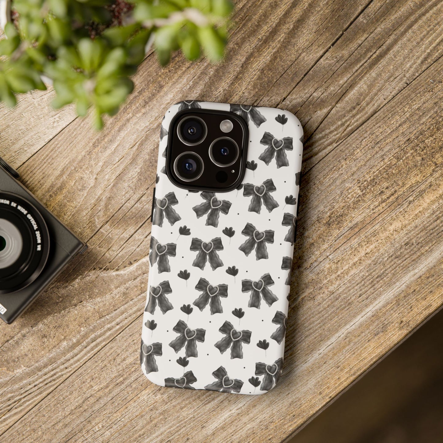 Midnight Bows Phone Case