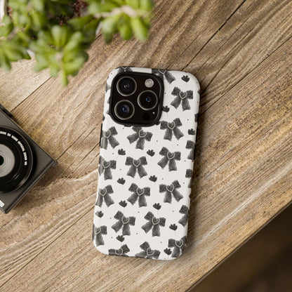 Midnight Bows Phone Case