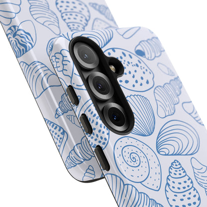 Coastal Blue Shells Phone Case