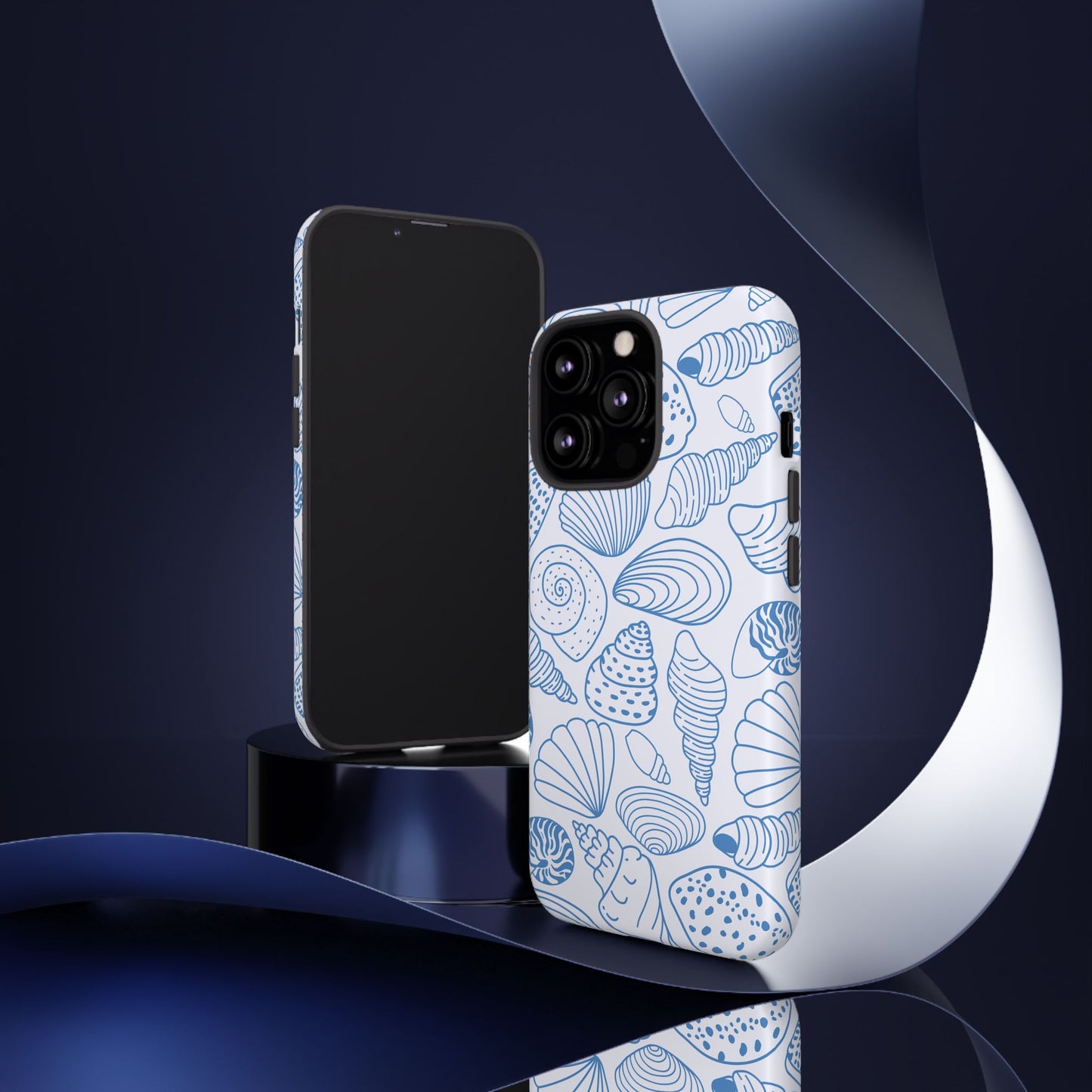 Coastal Blue Shells Phone Case