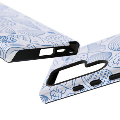 Coastal Blue Shells Phone Case
