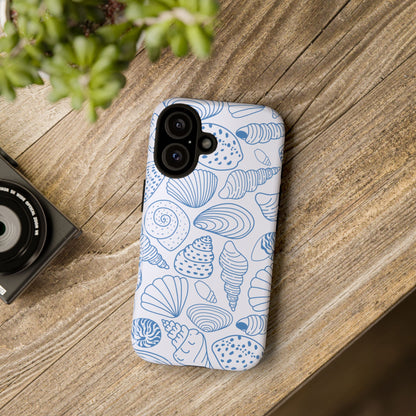 Coastal Blue Shells Phone Case