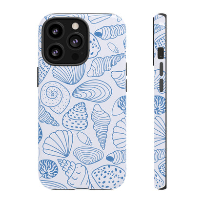 Coastal Blue Shells Phone Case