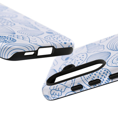 Coastal Blue Shells Phone Case