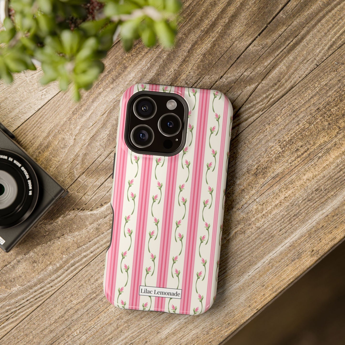 Pink Petal Pinstripe