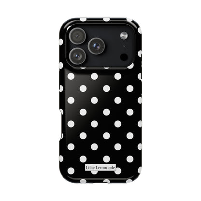 Midnight Polka Dots