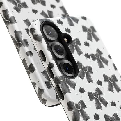 Midnight Bows Phone Case