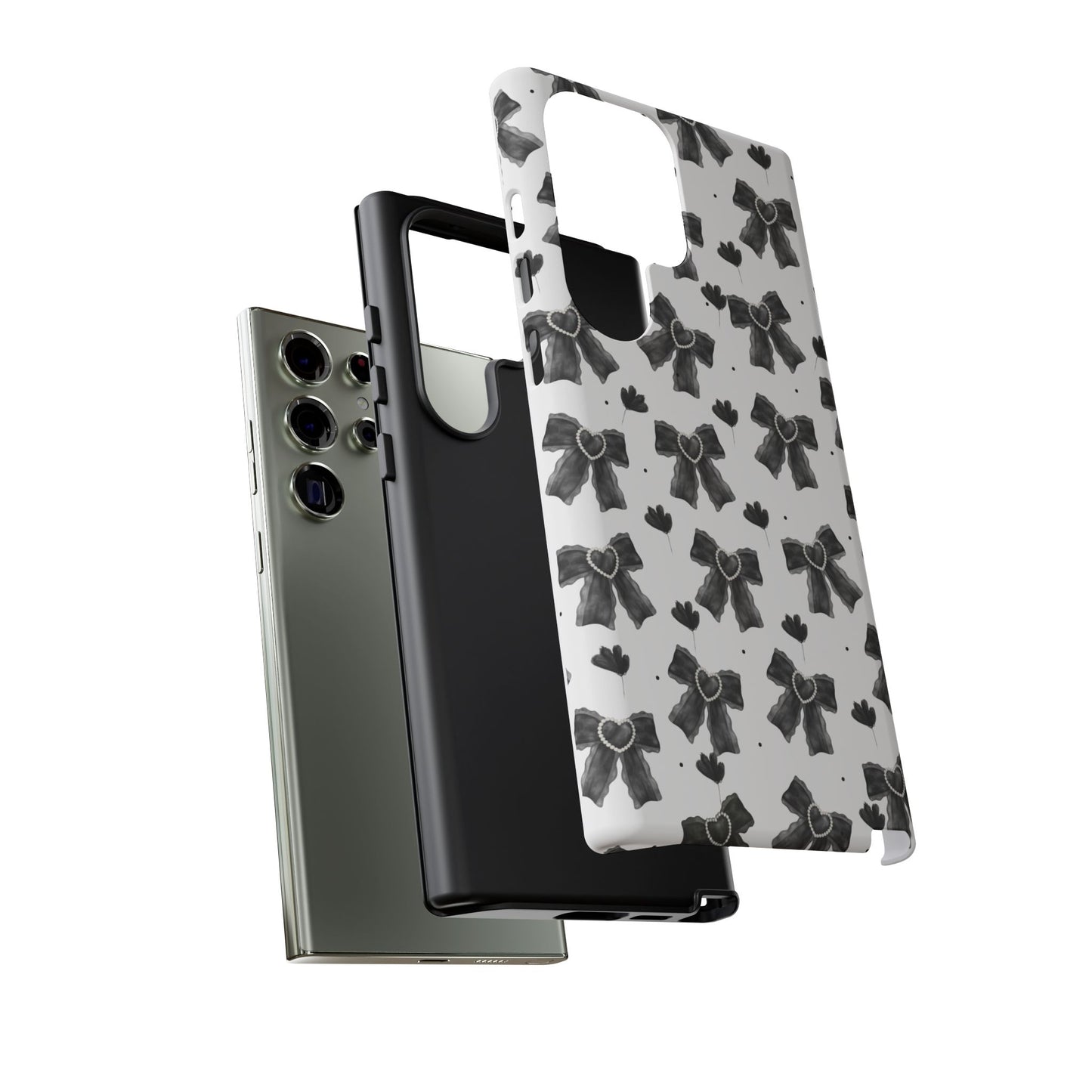 Midnight Bows Phone Case
