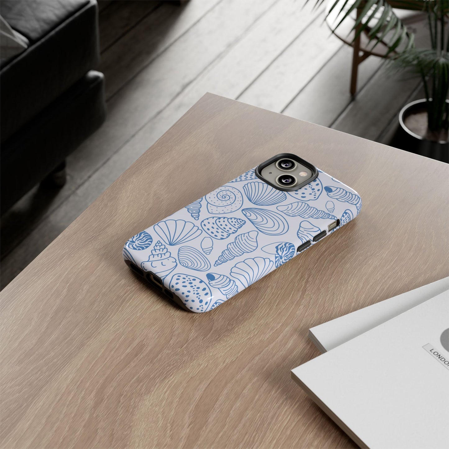 Coastal Blue Shells Phone Case