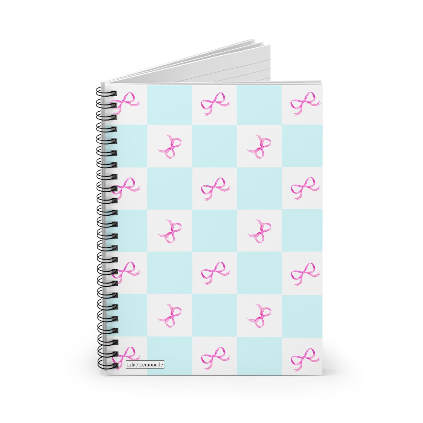 Checkerboard Bows Notebook