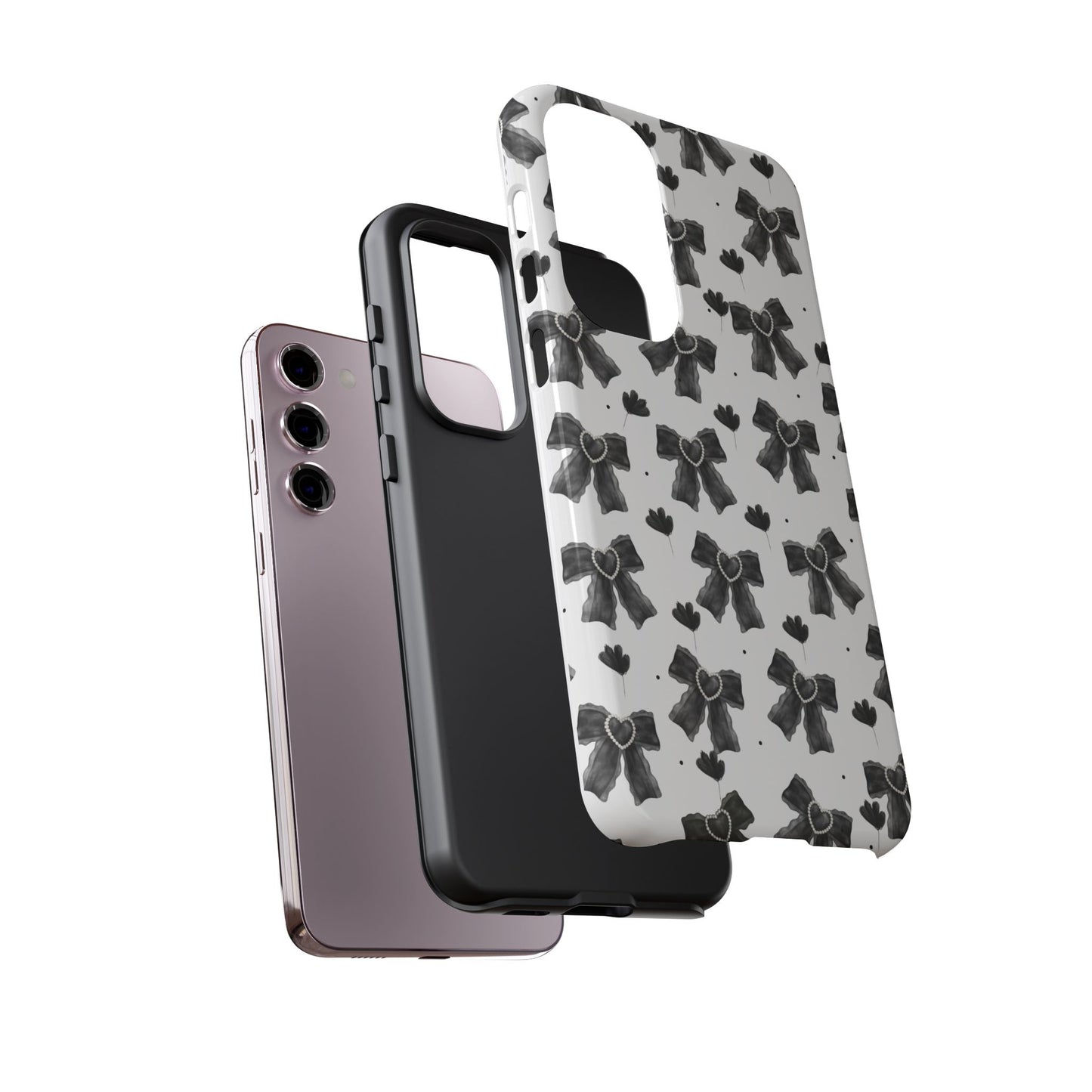 Midnight Bows Phone Case