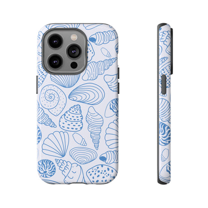 Coastal Blue Shells Phone Case