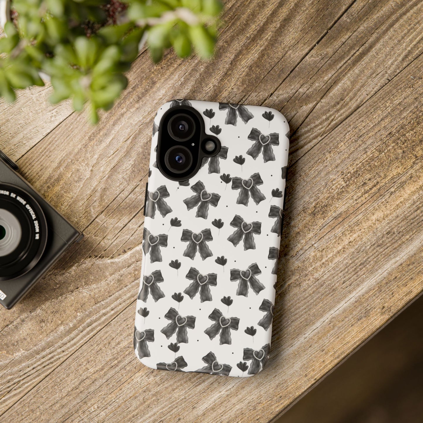 Midnight Bows Phone Case