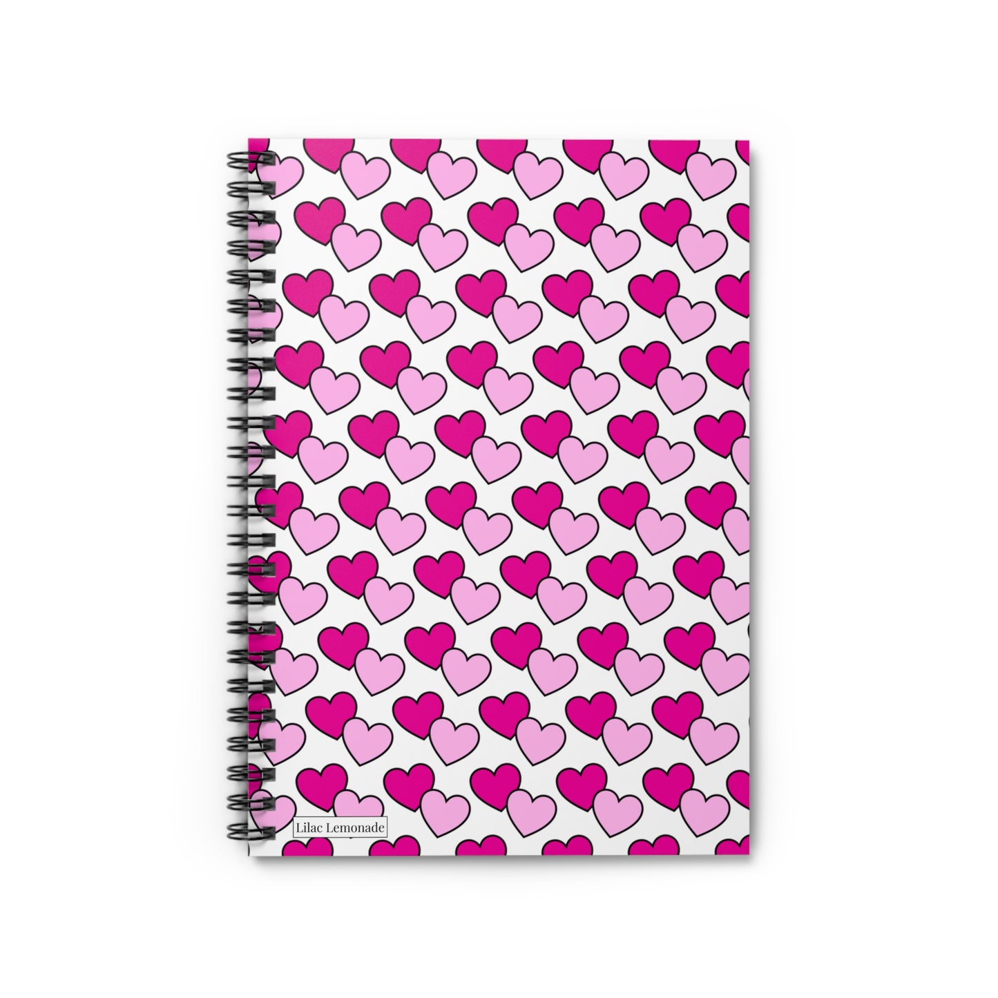 Bubble Hearts (Magenta) Notebook
