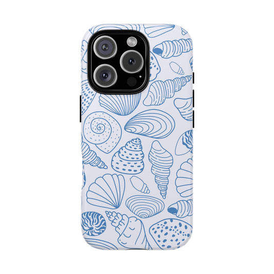 Coastal Blue Shells Phone Case
